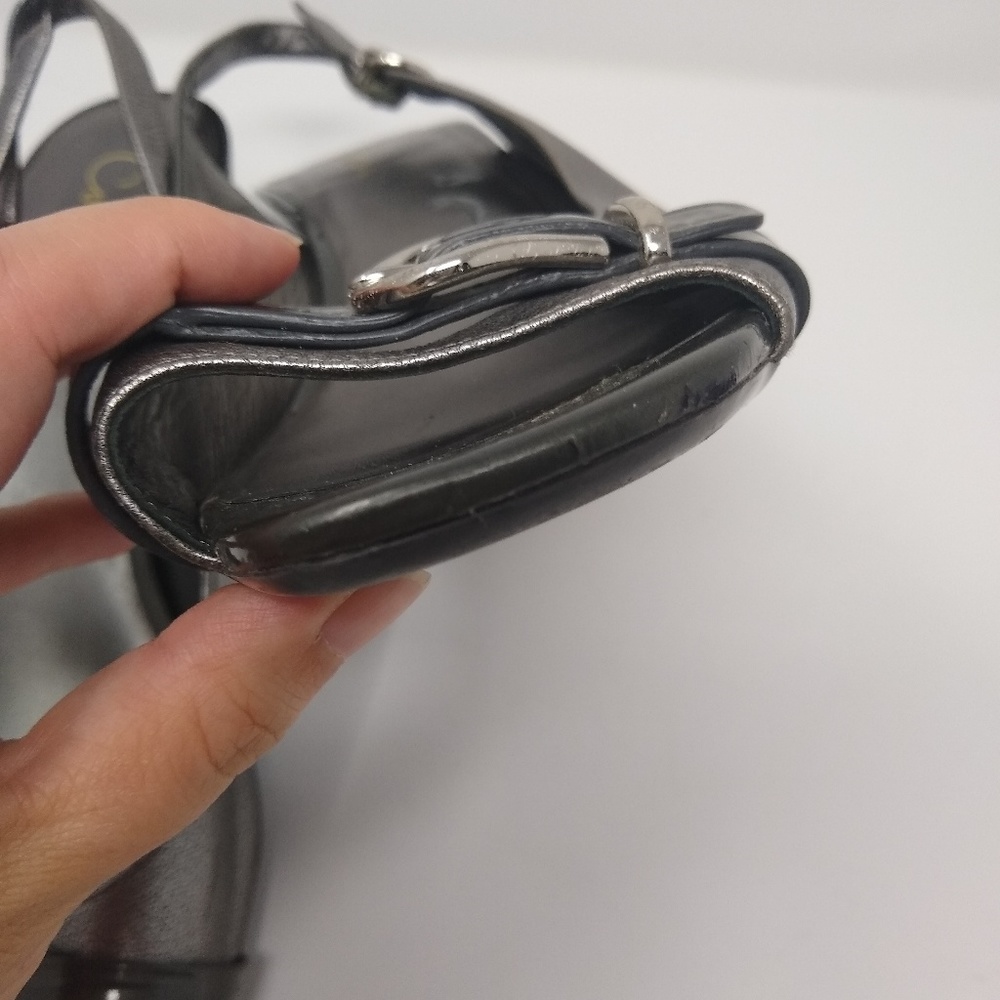 Cole Haan | buckle silver slingback heels Nike air - Picture 8 of 8